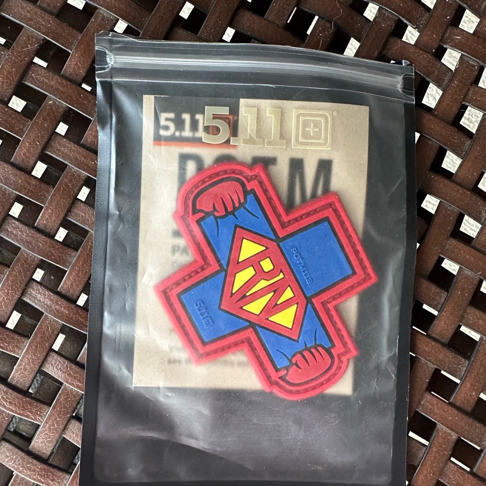 5.11 Tactical RN Hero Patch - Red